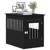 vidaXL Hundebox-M&ouml;bel Schwarze Eiche 55 x 80 x 68 cm Holzwerkstoff