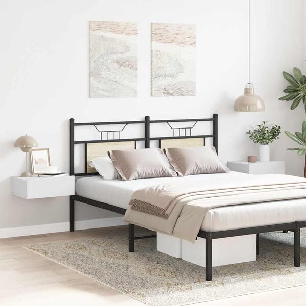 vidaXL Hängende Nachttische 2 Stk. Weiß 40x30x15 cm Holzwerkstoff