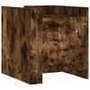 vidaXL Nachttisch R&auml;uchereiche 45x50x50 cm Holzwerkstoff