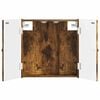 vidaXL Dartboard Schrank BREDA Raucheiche 52,5 x 10,5 x 53,5 cm
