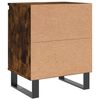 vidaXL Nachttische 2 Stk. R&auml;uchereiche 40x30x50 cm Holzwerkstoff