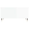 vidaXL Couchtisch Hochglanz-Wei&szlig; 90x44,5x45 cm Holzwerkstoff
