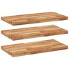 vidaXL Schweberegale 3 Stk. 100x40x4 cm Massivholz Akazie &Ouml;lbehandelt