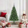 vidaXL K&uuml;nstlicher Weihnachtsbaum mit 150 LEDs mit St&auml;nder Gr&uuml;n 120 cm
