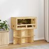 vidaXL Terrarium Braun 80 x 40 x 40 cm OSB