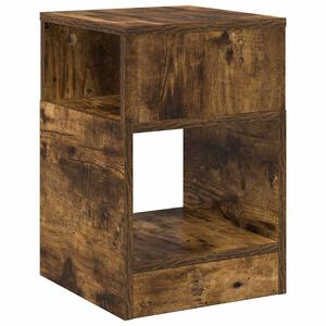 vidaXL Beistelltisch R&auml;uchereiche 30,5 x 30 x 45 cm Holzwerkstoff