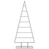 vidaXL Metall-Weihnachtsbaum f&uuml;r Dekorationen Schwarz 150 cm