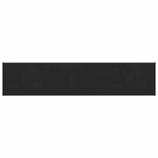 vidaXL Fensterbank Schwarz mit Holzmaserung 60 x 30 x 4,5 cm PVC