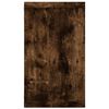 vidaXL Wandregale 2 Stk. R&auml;uchereiche 80x15x26,5 cm Holzwerkstoff