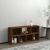 vidaXL B&uuml;cherschrank Braun Eichen-Optik 50x25x106 cm
