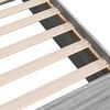 vidaXL Bettgestell Grau Sonoma 75x190 cm Holzwerkstoff