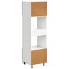 vidaXL K&uuml;chenschrank Schwarz Eichen-Optik 60 x 57 x 207 cm
