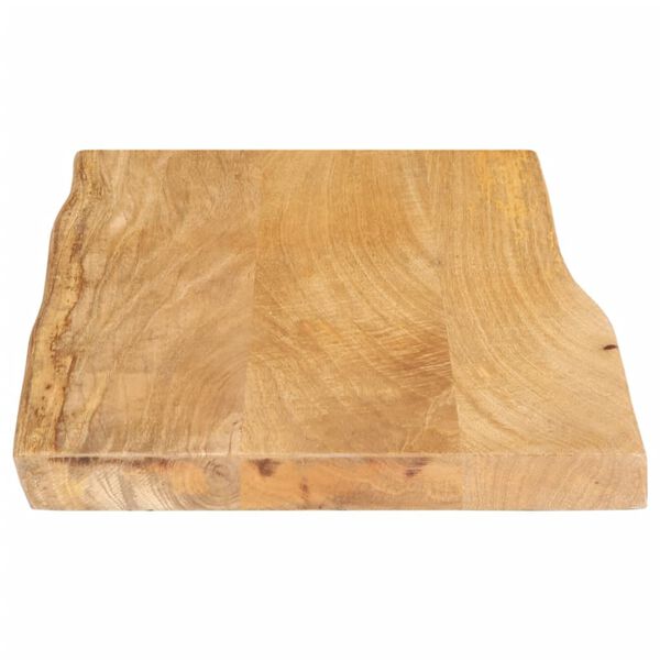 vidaXL Tischplatte mit Baumkante 70x40x2,5 cm Massivholz Mango