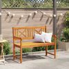 vidaXL Gartenbank Braun 110 x 56 x 90 cm Massivholz Akazie