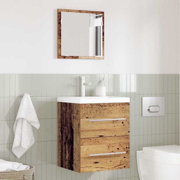 vidaXL Badezimmerm&ouml;bel-Set mit Schubladen Braun 41 x 38,5 x 48 cm