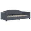vidaXL Tagesbett mit Matratze Dunkelgrau 100x200 cm Samt
