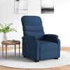vidaXL Aufstehsessel Blau Stoff
