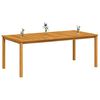 vidaXL Gartentisch 200x100x74 cm Massivholz Akazie