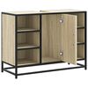 vidaXL Badezimmer-Waschbeckenschrank Sonoma-Eiche 80 x 33 x 60 cm Holzwerkstoff