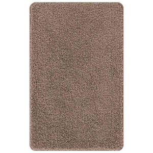 vidaXL Rutschfeste Badmatte Braun 50 x 80 cm PP