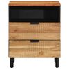 vidaXL Nachttisch Braun 50 x 33 x 62 cm Massivholz Akazie