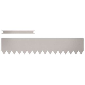 vidaXL Raseneinfassung 10 stk. 100 x 0,05 x 20 cm Rostig
