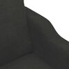 vidaXL Sofasessel Schwarz 60 cm Stoff