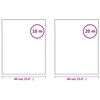 vidaXL Fensterfolien Matt Streifen-Design PVC