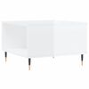 vidaXL Couchtisch Hochglanz-Wei&szlig; 55x55x36,5 cm Holzwerkstoff