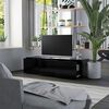 vidaXL TV-Schrank Schwarz 120x34x30 cm Holzwerkstoff