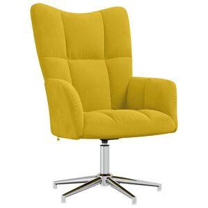 vidaXL Relaxsessel Senfgelb Samt