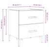 vidaXL Nachttisch Grau Sonoma 40x35x47,5 cm Holzwerkstoff