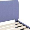 vidaXL Kinderbettgestell mit Kopfteil Jeans blau 80 x 200 cm Stoff