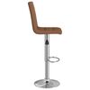 vidaXL Barhocker 2 Stk. Braun Stoff
