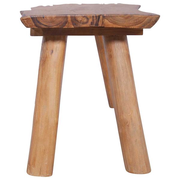 vidaXL Gartenbank 120 cm Massivholz Teak