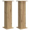vidaXL Pflanzenst&auml;nder 2 pcs Artisan-Eiche 30,5 x 30 x 100,5 cm