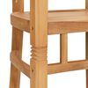 vidaXL Stuhl 2 pcs Braun 63 x 58 x 89 cm Massivholz Teak