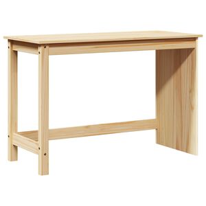 vidaXL Schreibtisch Braun 112 x 50 x 75 cm Massivholz Kiefer
