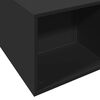 vidaXL Bettgestell Schwarz 135x190 cm Holzwerkstoff