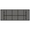 vidaXL Garten Essgruppe 11 pcs Schwarz Poly-Rattan