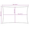 vidaXL Sonnensegel Oxford-Gewebe Rechteckig 3x6 m Terrakotta-Rot