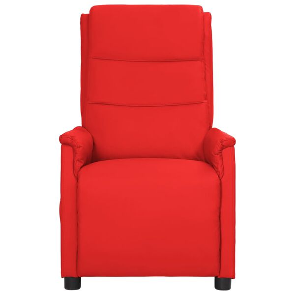vidaXL Relaxsessel Rot Kunstleder