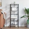 vidaXL B&uuml;cherregal Graues Sonoma 40 x 29,5 x 115 cm Holzwerkstoff