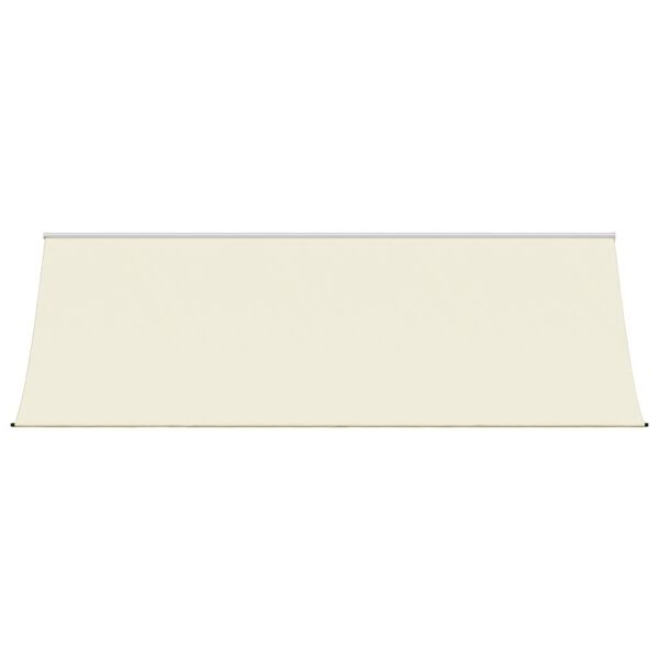 vidaXL Markise Einziehbar Creme 400x150 cm Stoff und Stahl