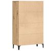 vidaXL Highboard Artisan-Eiche 70x31x115 cm Holzwerkstoff