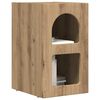 vidaXL Nachttisch Artisan-Eiche 29,5 x 33,5 x 50 cm Holzwerkstoff