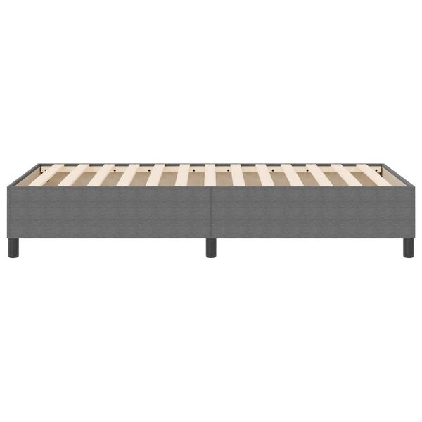vidaXL Plattformbettgestell Hellgrau 90 x 190 cm Stoff