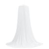 vidaXL Moskito-Netz f&uuml;r das Bett 3 pcs 156 Mesh Wei&szlig; ⌀56 x 220 cm