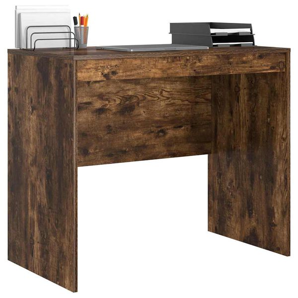 vidaXL Schreibtisch Ger&auml;ucherte Eiche 90 x 50 x 76 cm