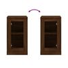 vidaXL Sideboard Braun Eichen-Optik 37,5x35,5x67,5 cm Holzwerkstoff